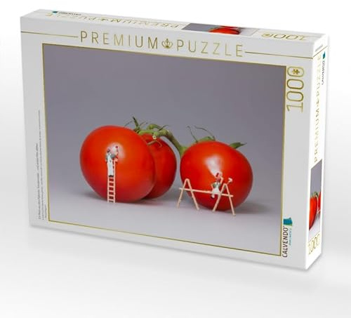 CALVENDO Puzzle EIN Motiv aus dem Kalender Tomatenmaler ... und andere Mini-Welten | 1000 Teile Lege-Größe 64 x 48 cm Foto-Puzzle für glückliche Stunden