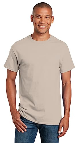 Gildan Men's Ultra Cotton Tee Extended Sizes, Sand, XXX-Large