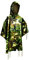 Mil-Tec Regenponcho Unisex • US Poncho aus reißfestem Ripstop Material • Mehrzweck Regenponcho Herren & Damen • Wasserdicht & extra lang • Als Outdoor Regenjacke, Regencape, Nässeschutz, Regenmantel