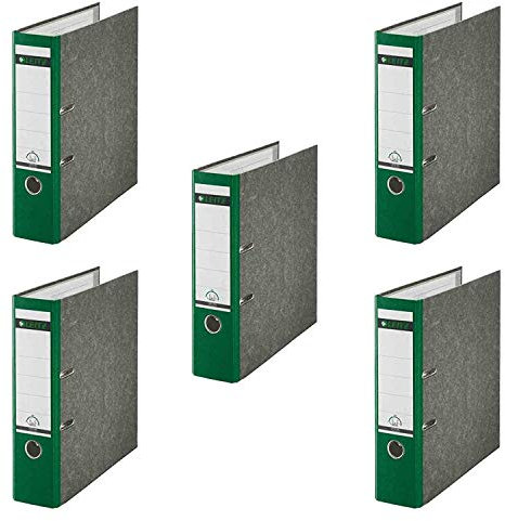 Leitz 1080 Qualitaets-Ordner Breit, Mit Patentierter 180Grad-Praezisionsmechanik (gruen)