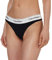 Calvin Klein Thong 0000F3786E, Perizoma, Donna, Nero (Black), L