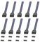 S SIENOC RGB Led Verbinder 10 x 4 Pin RGB Schnellverbinder Verbinder Anschlusskabel für 4-Pin 5050 RGB LED Strip Streife