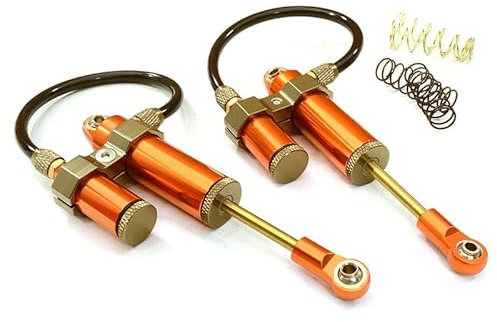RC Model 90mm Piggyback Shock(2) w/Internal Spring for Axial SCX-10, SCX10 II, SCX10 III