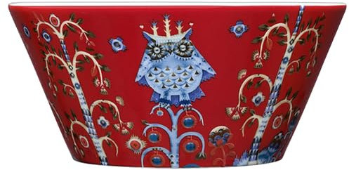 Iittala Schüssel, Porzellan, Rot, 0,4 l