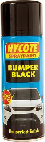 Hycote Bumper Aerosol Car Spray Paint, Black, 400 ml