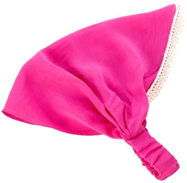 Peppercorn Kids Girls Summer Bandana Scarf Headband (Hot Pink) Children Age 1-6 Y, Adjustable, Lightweight