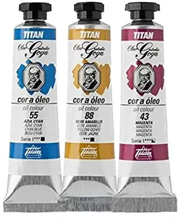 Colores Pardos Óleo Goya Titan - Tubo 6 - 20 mL, 96-Tierra Siena Tostada