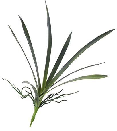 artplants.de Künstliche Orchideenblätter Oncidium, Luftwurzeln, grün, 25cm, Ø 45cm - Künstliche Orchidee - Deko Blätter