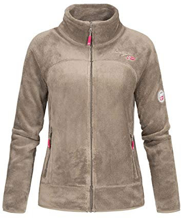 Geographical Norway Damen Fleecejacke Upaline Taupe M