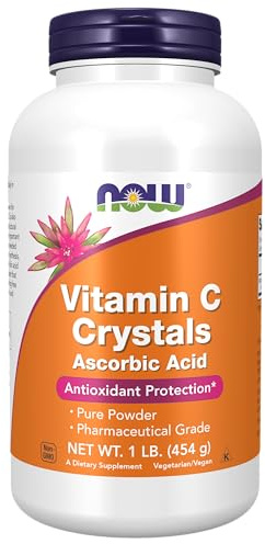 NOW Supplements, Vitamin C Crystals (Ascorbic Acid), Antioxidant Protection*, 1-Pound