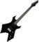 Rocktile Warhead E-Gitarre - Rocktile Heavy-Series - Korpus: Linde - 2 Humbucker Tonabnehmer - 24 Bünde - Griffbrett aus selektiertem Hartholz - Vintage String Thru Tremolo - Black Gloss