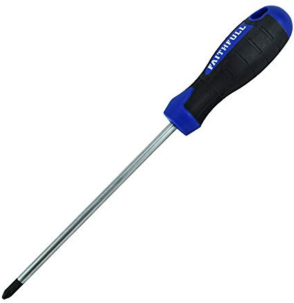 Faithfull SDPZ2150 2 x 150mm Pozidriv Soft Grip Screwdriver