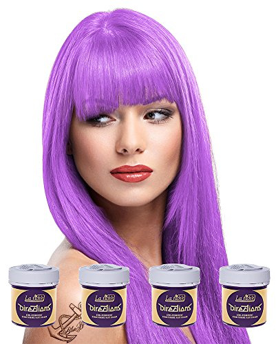 La Riche Directions - Set of 4 Lavender Semi-Permanent Hair Colour - 88ml Jars