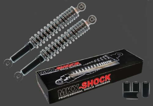 MKX-Stossdämpfer universell schwarz 320 mm - 1 Satz incl. 4 Stellhülsen