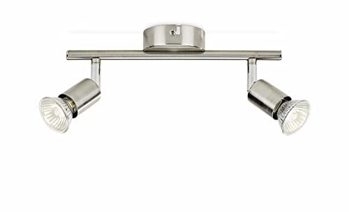 PHILIPS Lighting Limbali, Lampada Faretti da Soffitto, 2 Punti Luce, Acciaio