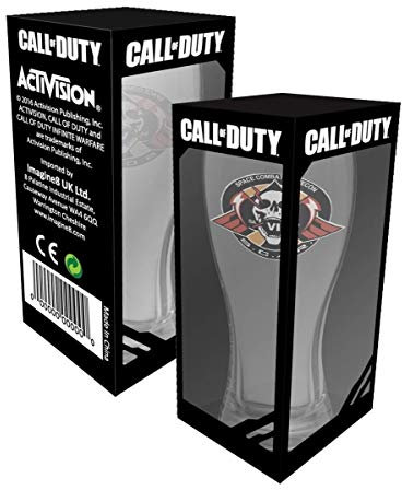 Bicchiere da birra bianco Call of Duty