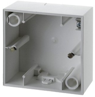Hager S1 – Sockel 1 Element weiß Polar Glanz