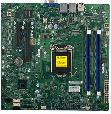 Supermicro Motherboard Micro ATX DDR3 1600 LGA 1150 Motherboards X10SLL-S-O