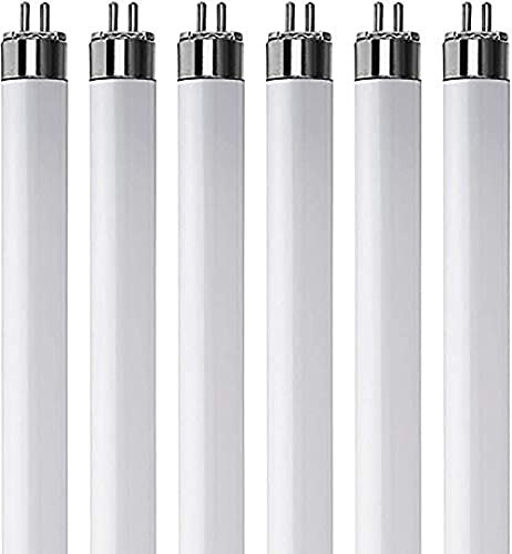 KOR F13T5/WW T5 Fluorescent Tubes, 13W, 3000K Warm White, 6-Pack