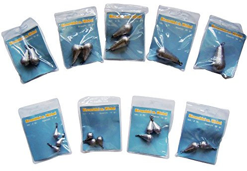 Behr Birnenblei Sortiment 19 STK Birnenbleie 7-80 g Angelblei Grundblei Laufblei