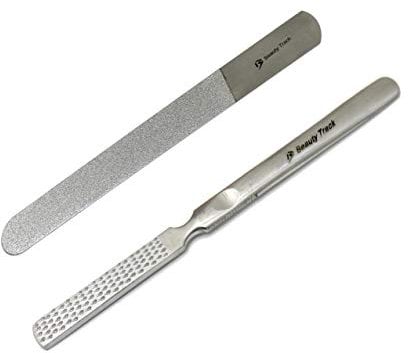 Foot File Chiropody Foot Files Set Nails Toe Nail Care Tools Pedicure Hard Dry Skin Remover Nail File - Diamond Deb File Only on Amazon Pack of 2