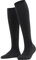 FALKE Damen Kniestrümpfe Softmerino W Kh Wolle Baumwolle lang einfarbig 1 Paar, Grau Anthracite Melange 3089, 39-40