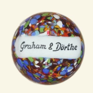 Briefbeschwerer mit Namen