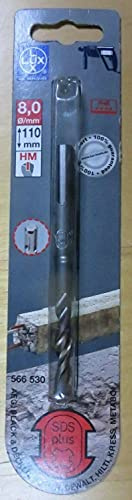 LUX 566530 Hammerbohrer Gesamtlänge in mm 110 mm Durchmesser in mm 8 mm PROFI