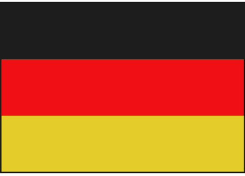 Nautische Deutschland Flagge Fahne BRD 30 x 45 cm