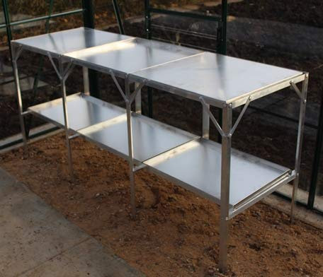 Greenhouse Staging | 12' Long x 18 Wide x 2 Tier Samson Staging