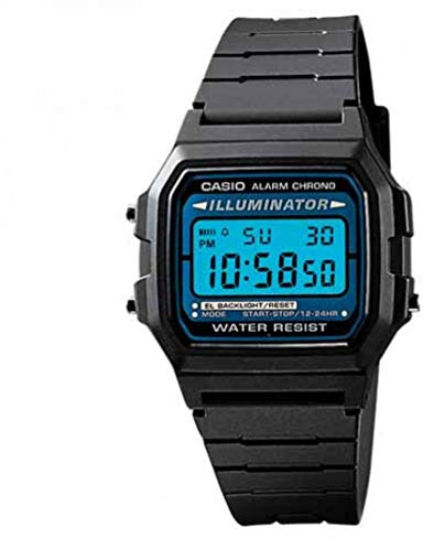Casio F105W-1A Illuminator Watch, Mehrfarbig, 122, Digital