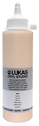 LUKAS Cryl Studio 250 ml, Acrylfarbe in Premium-Qualität, Apricot
