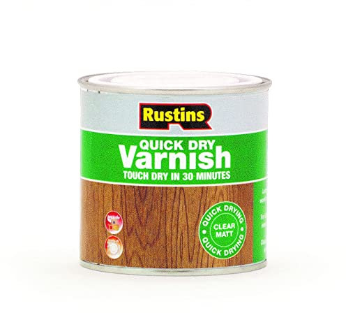 Rustins Quick Dry Varnish, Clear Matt, 250 ml
