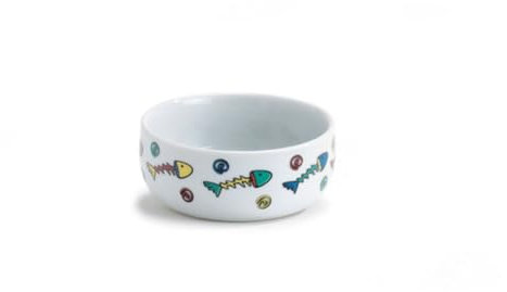 Beeztees 651052 Katzennapf mit Fischmotiven, 325 ml, 11 cm