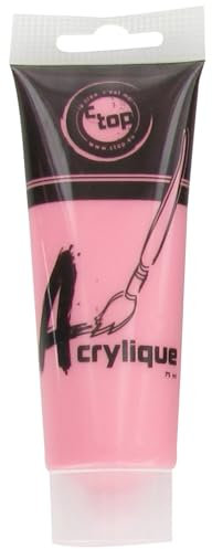 CTOP Peinture Acrylique Mate Rose Tube 75 ML
