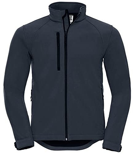Russell Mens Water Resistant & Windproof Softshell Jacket (S) (French Navy)