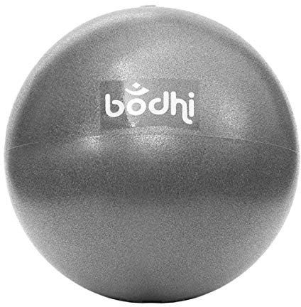 BODHI Pilates Ball, Ø 25 cm, anthrazit, soft und flexibel, Pilatesball klein