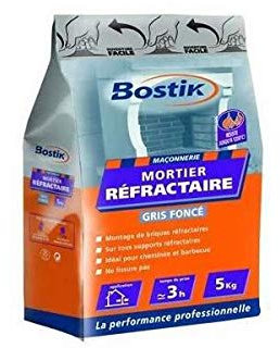 Mortier réfractaire Sac de 5 kg.