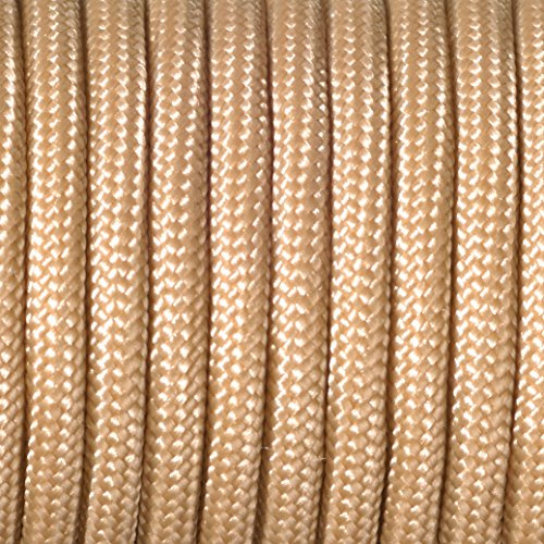 Efco Paracord Seil Mischgewebe, Polyester, Beige, 2 mm x 4 m