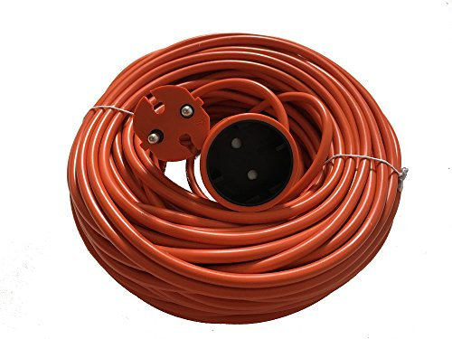 Alargador eléctrico de jardín - Naranja - 10, 15, 20, 25, 30, 40 m (15 m)