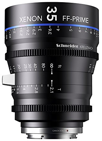 Schneider-Kreuznach 1078480 Cine Objektiv FF-Prime T2.1/35 mm, PL/m schwarz