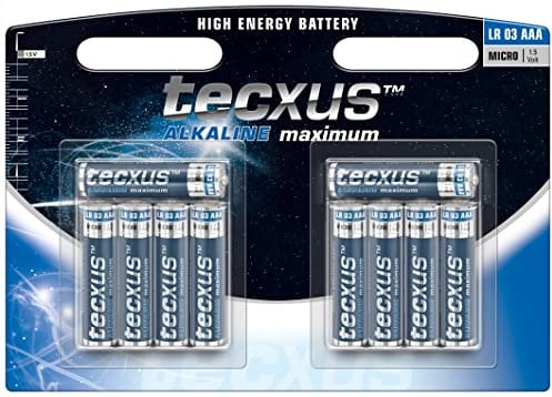 Tecxus 23778 LR03/AAA (Micro) - batteria al manganese alcalino 1 5 V