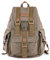 GOOTIUM 21101AMG-S Rucksack aus besonders hochdichtem dickem Segeltuch, hellbraun, Größe S