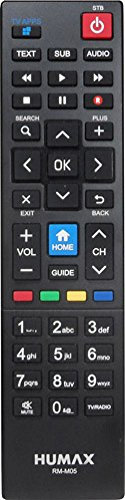 Humax Fernbedienung für Receiver HD Fox Twin - RM-M05 schwarz
