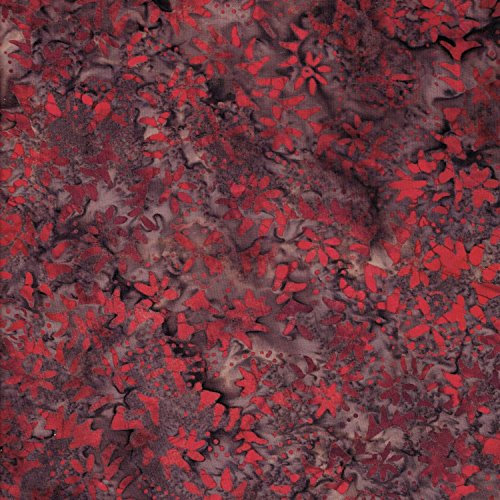 weinrot 100% Baumwolle Bali Batik tie dye Muster Stoff für Patchwork und Quilten – (Preis pro/Quarter M