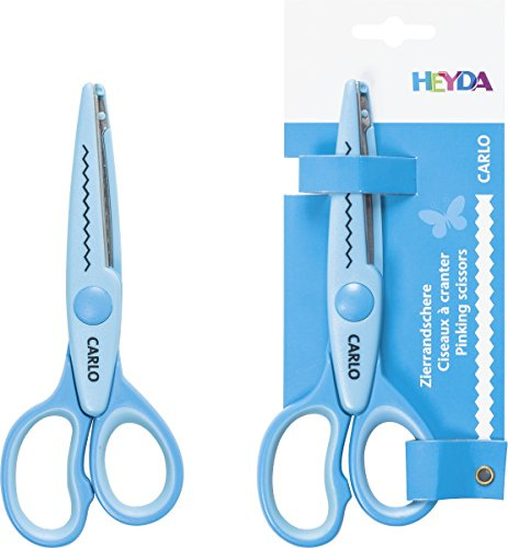 HEYDA Zierrandschere 16cm Motiv Carlo