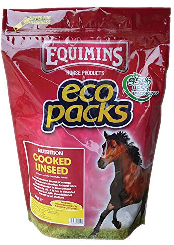Equimins EQS0206 Cooked Linseed Eco Pack - Clear, 3 kg
