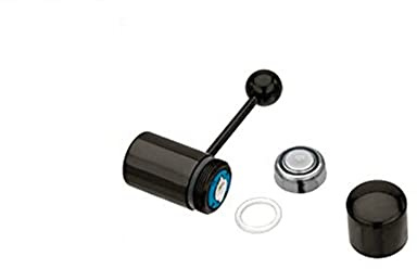 BodyJewelryOnline Erwachsenen Lix vibrierende 316L chirurgischer Stahl Zunge Ring - Hämatit eloxiert - Motor verbessert