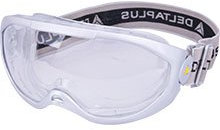 Delta plus - Gafa panoramica plata ventilación indirecta aluminio