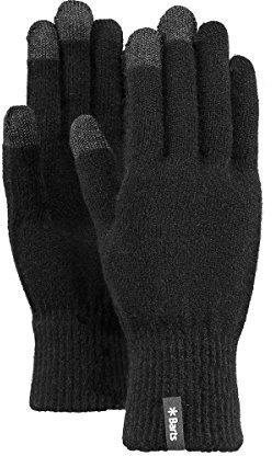 Barts Unisex Fine Knitted Touch Gloves Handschuhe, Schwarz (BLACK 0001), X-Large (Herstellergröße: L/XL)